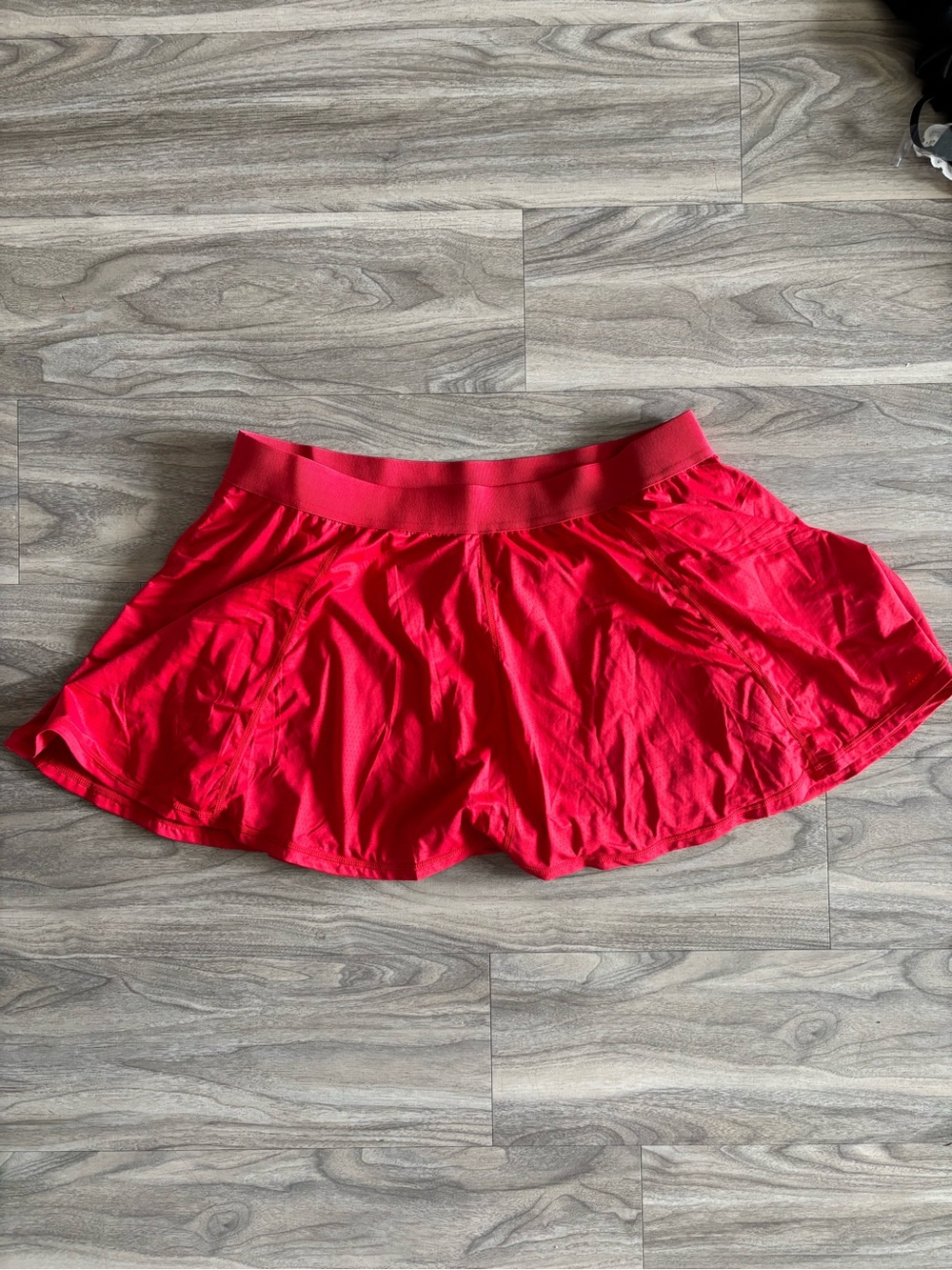 Women's Red Active Skater Skirt